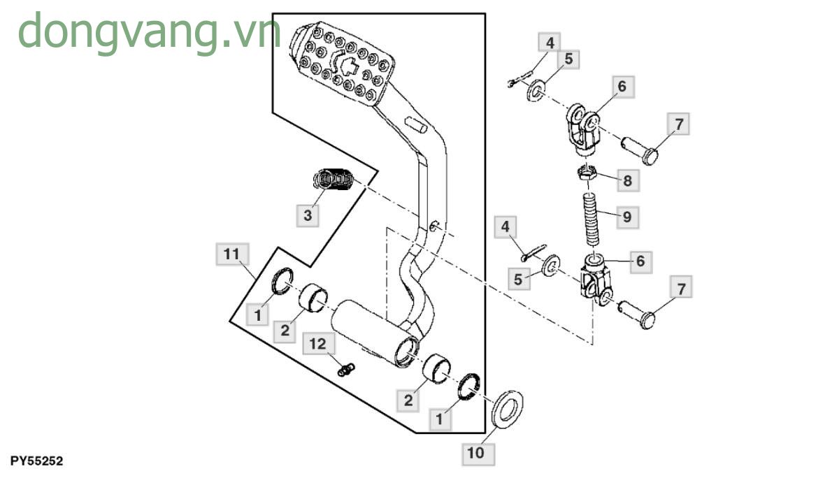 Control Clutch Pedal ( - 020919) - ST856284